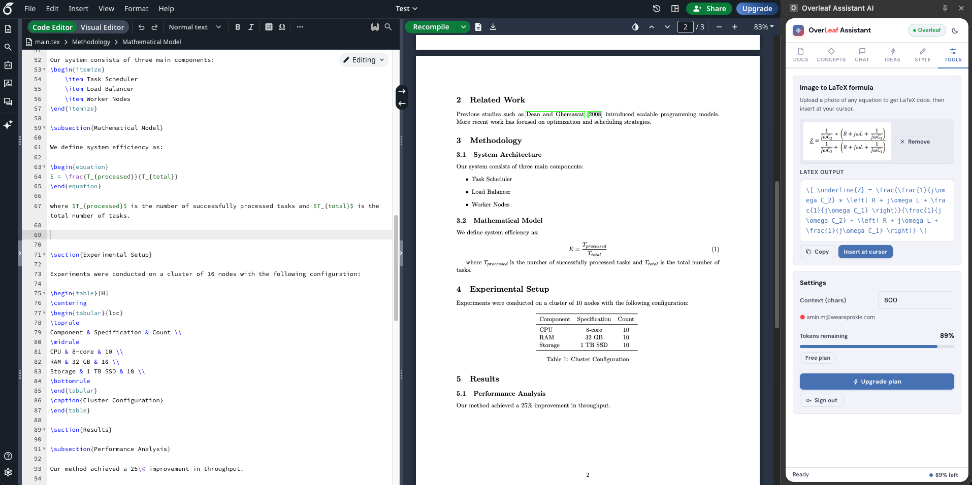 Image to Formula